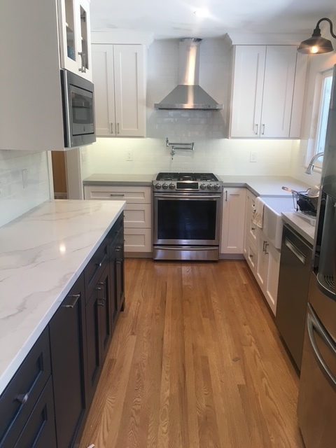 Modern kitchen remodel with custom cabinetry