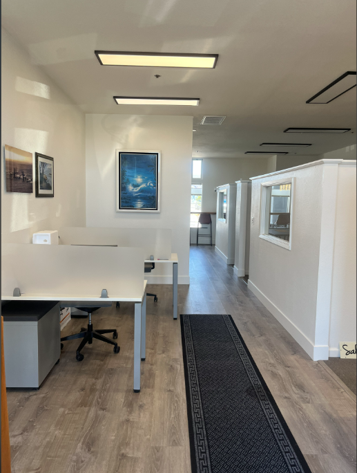On The Bay office — open workspace with desks